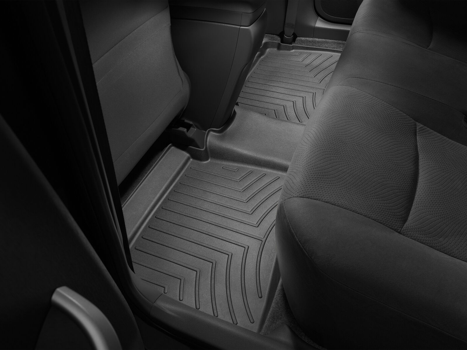 WeatherTech FloorLiner for Toyota Prius 2010-2015 - 2nd Row - Black