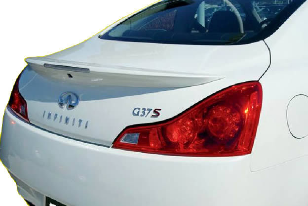 Fits 2008 - 13 Infiniti G37 Coupe OE Style Spoiler Wing with Camera Hole Primed