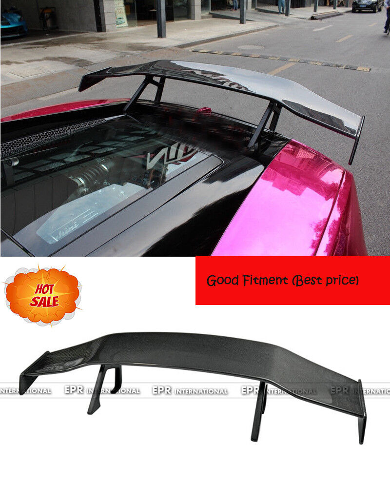 For Gallardo LP550 LP560 LP570 Rear Trunk GT Spoiler Wing SV-Look Carbon Fiber