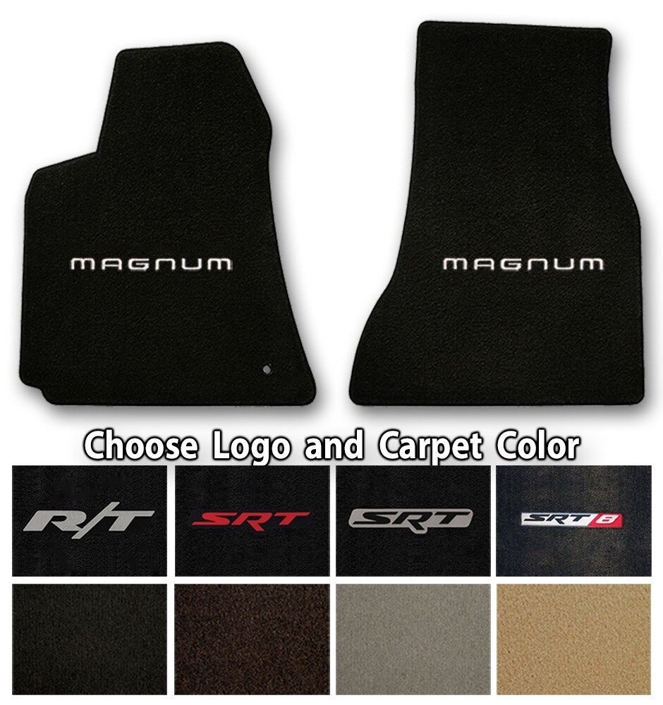Dodge Magnum Velourtex Carpet Floor Mats- Choice of Carpet Color & Logo