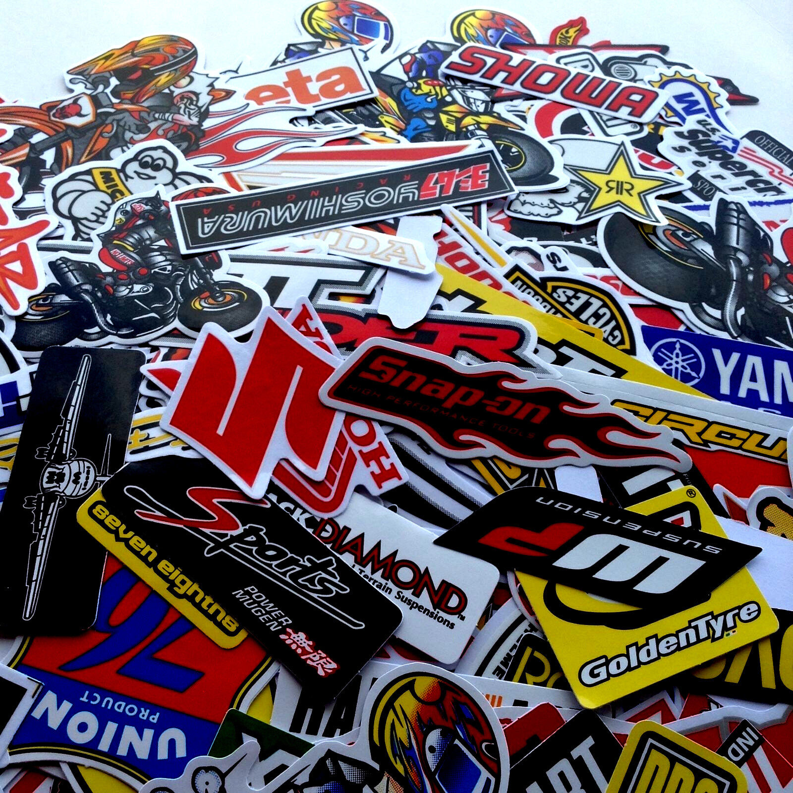 200 Random Mixed Sticker Decal Motocross Motorcycle Car ATV Racing Bike Helmet