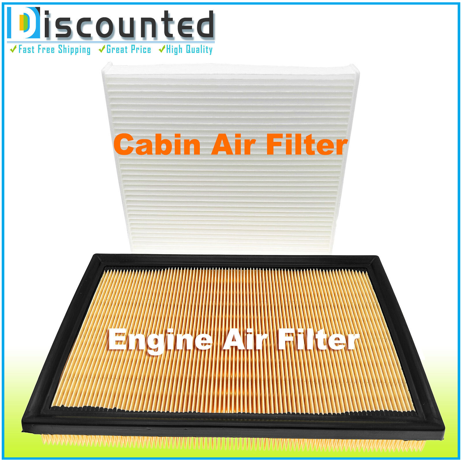 COMBO Engine & Cabin Air Filter set For CAMRY HYBRID AVALON RAV4 ES300h HS250hS
