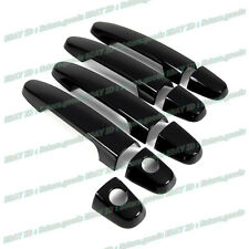 For Toyota Yaris Sedan Hatchback Glossy Piano Black Side Door Handle Covers Trim picture
