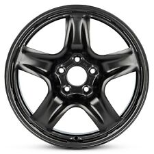 New Wheel For 1998-2014 Saab 9-3 17 Inch Black Steel Rim picture