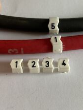Honda Four Hundred Four Ignition / Plug Lead Markers Labels Clip On Numbers picture