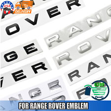 FOR RANGE ROVER FRONT HOOD / REAR EMBLEM TRUNK TAILGATE LETTERS BADGE NAMEPLATE picture