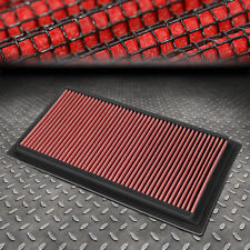FOR 07-10 JEEP COMPASS PATRIOT CALIBER RED REUSABLE/WASHABLE AIR FILTER PANEL picture