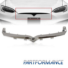 For 2016-2021 Tesla Model S Upper Grille Bright Chrome Molding Trim 106523300D picture