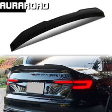 For 2017-2023 Audi A4 S4 (B9) PSM Gloss Black Rear Spoiler Trunk Wing picture