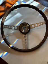 Genuine Sport Indy mahogany wood rim 15 Inch  steering wheel picture