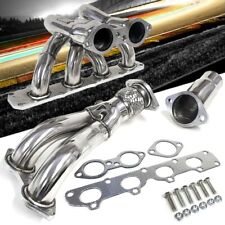 Manzo Metallic Stainless Steel Exhaust Header For 02-04 Chevrolet Cavalier L61 picture