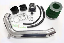 Black Green Air Intake Kit & Filter For 1991-1994 Nissan 240SX S13 Silvia 2.4 L4 picture