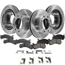 Front and Rear Brake Disc and Pad Kit For 99-04 Chevrolet Silverado 2500 Ceramic picture
