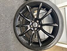 20 inch black Shelby Cobra Mustang original stamped wheels and tires. picture