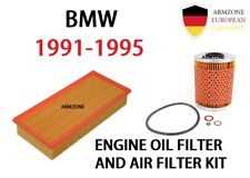Engine Oil Filter With Air Filter Kit for 1991-1995 BMW E34, 525i, 525iT, M5 picture