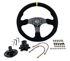 350mm Corsica Suede Steering Wheel 14