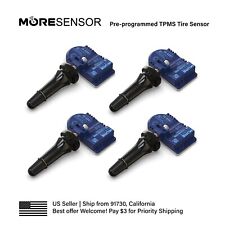 4PC 433MHz MORESENSOR TPMS Snap-in Tire Sensor for 911 Boxster Cayman Cayenne picture