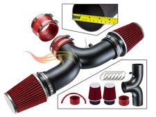 RW RED Dual Air Intake Kit For 1994-1996 Impala Roadmaster Fleetwood 4.3L/5.7L picture