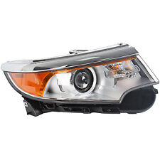 Right Side Headlight For 2011-2014 Ford Edge Type Chrome Clear Headlamps Halogen picture