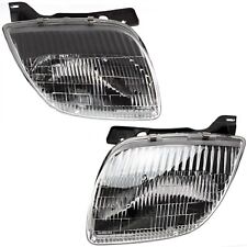 New Pontiac Headlight For 95-02 Sunfire Left & Right With Bulb Set 2Pc picture