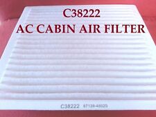 C38222 AC CABIN AIR FILTER for LEXUS IS300 LS400 RX300 HIGHLANDER & HYBRID picture