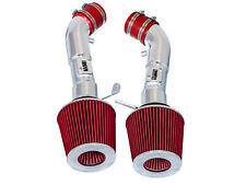Cold Heat Shield Air Intake + RED Filter for 09-20 370Z / 08-13 G37 3.7L V6 picture
