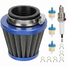 38mm 1.5 Inch Air Filter for 110cc 125cc Apollo SSR GY6 Go Kart Dirt Bike Blue picture