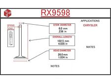 Engine Exhaust Valve ITM RX9598 fits 99-02 Daewoo Lanos 1.6L-L4 picture