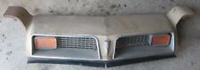 1975 Pontiac Astre Front Header Valence & Grill Signal Light Pair Used Orig 75 picture
