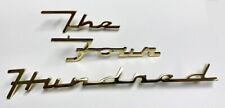NEW 1955 - 1956 Packard The Four Hundred Hardtop 3pc Gold Fender, Trunk Emblems picture