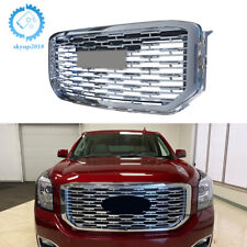 22936421 Fit For 2015-2020 GMC Yukon Denali Style Front Upper Grille Chrome ABS picture
