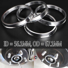 For Honda Acura Civic 67.1mm (Wheel) to 56.1mm (Hub) Centric Rim Spacer Ring x4 picture