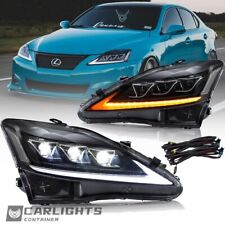 VLAND Projector FULL LED Headlights For 2006-2013 Lexus IS250 IS350 ISF Sedan  picture