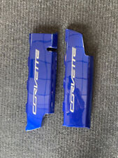 Used Corvette Stingray Fuel Rail Covers in Admiral Blue picture