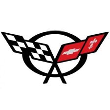 C5 Corvette Flag Logo Sticker Decals 1997-2004 Wheel Rim Center Cap Centercaps picture