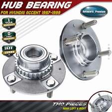 2x New Rear Left & Right Wheel Bearing Hub Assembly for Hyundai Accent 1997-1999 picture