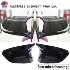 Rear Carbon Fiber M3 Style Side Mirror Cover Cap For Infiniti Q50 Q60 2014- 2021 picture