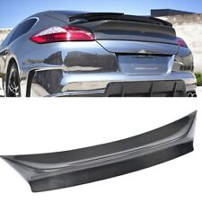 Carbon Fiber Rear Trunk Spoiler Wing Lip For Porsche Panamera 970 2010 2011-2014 picture