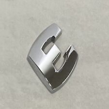 2004 Mitsubishi Endeavor Emblem Logo Letters 'E' Rear Trunk Tailgate Chrome picture