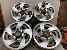 1991-95 GEO TRACKER 15x5.5 ALUMINUM ALLOY WHEELS 5 ON 5.5 BOLT PATTERN SET OF 4 picture