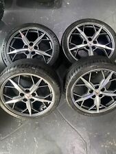 19 20 Corvette  OEM Genuine set 4 C8 Rims Stock Genuine Trident Wheels And Tires picture
