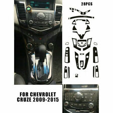 For 2009-2015 Chevrolet Cruze Carbon Fiber Interior Covers Trim Stickers 28Pcs picture