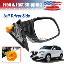 NEW WHITE LEFT DRIVER MIRROR Fits BMW X3 2011 2012 2013 2014 picture