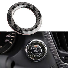 Carbon Fiber For Infiniti Q50 Q60 2014-2019 Engine Ignition Button Ring Trim picture