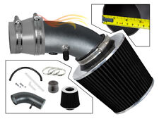 RW GREY Short Ram Air Intake Kit+Filter For 90-97 Corolla Prizm 1.6L/1.8L L4 picture