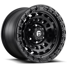 One 17x9 Fuel D633 Zephyr 8x6.5/8x165.1 -12 Matte Black Wheel Rim 125.1 picture