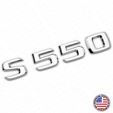 01-14 S 550 AMG Letter Emblem Trunk Logo Nameplate Badge Decorate Sport Chrome picture
