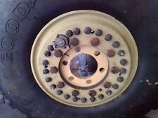 395 Goodyear Tires With MRAP Wheels & M35 Adapter Plates (Read Description) picture