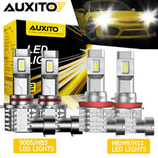 Combo 9005+H11 LED Headlight Super Bright Bulbs Kit White 720000LM High/Low Beam picture