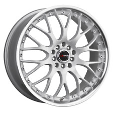 1 New Silver Machined Lip 18X7.5 42 5-108/115 Drag DR-19 Wheel picture